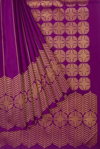tara-purple kanchipuram silk saree