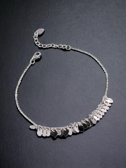 taraash 92.5 sterling silver beaded bracelet for women