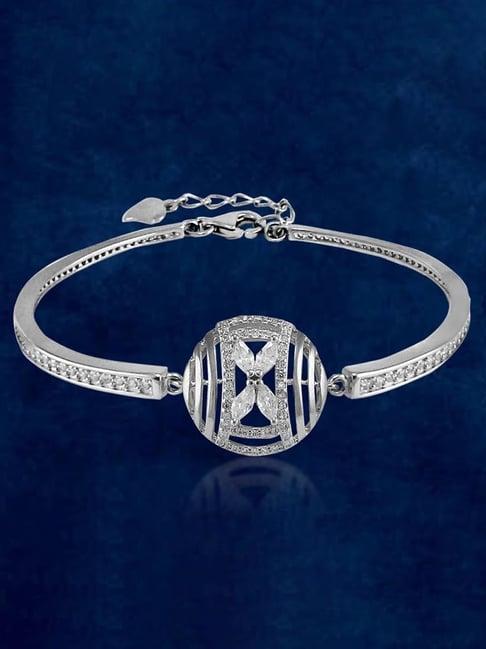 taraash 92.5 sterling silver round shape bracelet for women