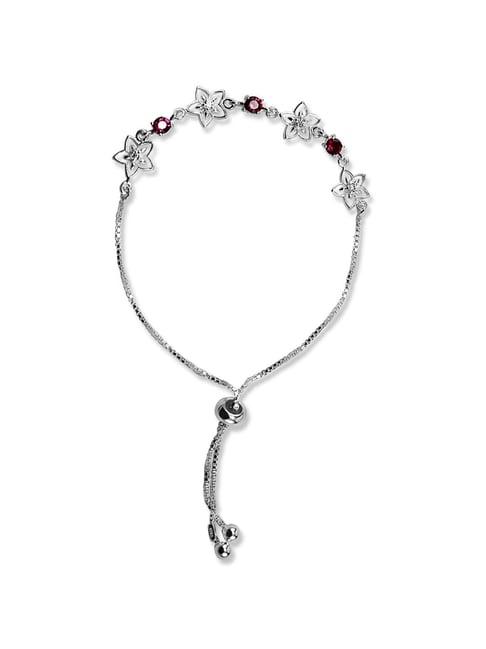 taraash 92.5 sterling silver star bracelet for women