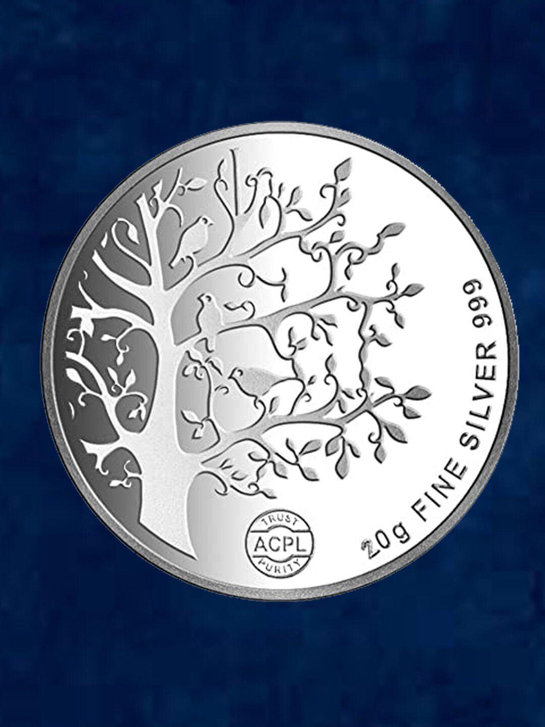 taraash banyan tree silver coin-20gram