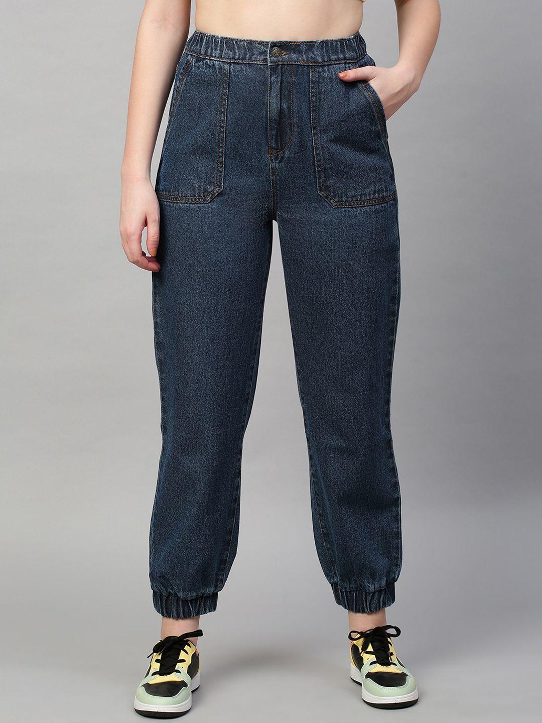 tarama-women-blue-jogger-high-rise-jeans
