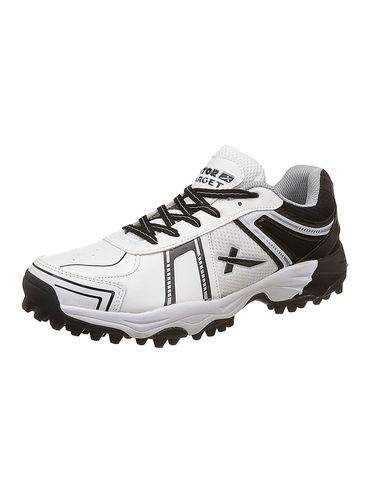 target cricket shoes for men (white-black)