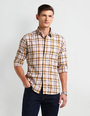 tartan checked cotton shirt