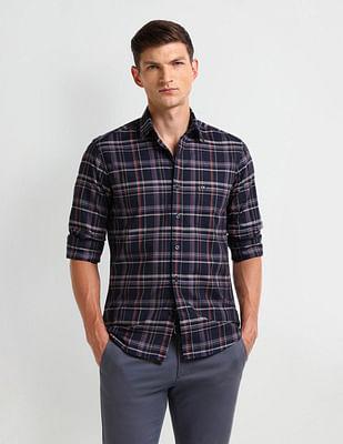 tartan checked cotton shirt