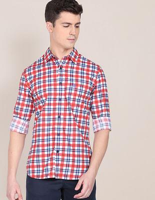 tartan cotton shirt