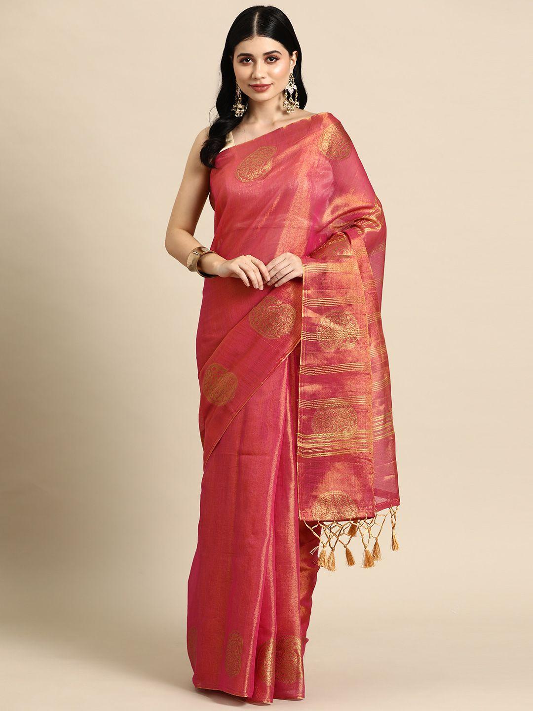 tasarika ethnic motifs zari tissue banarasi saree