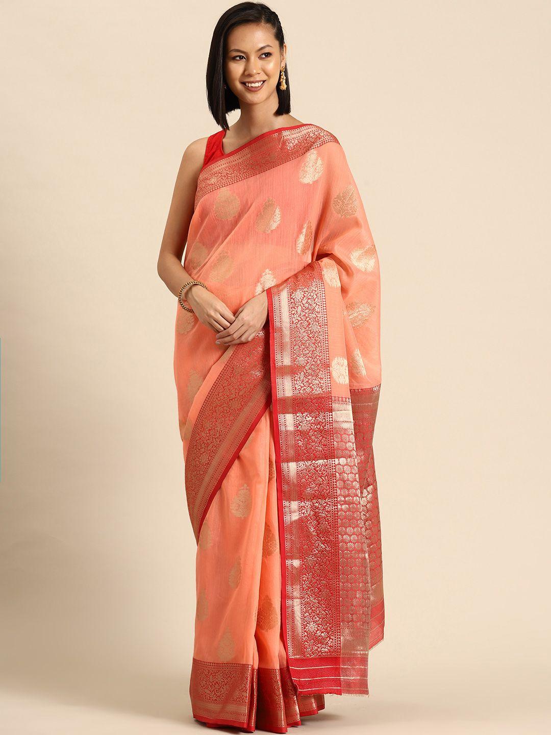 tasarika woven design ethnic motifs zari banarasi saree