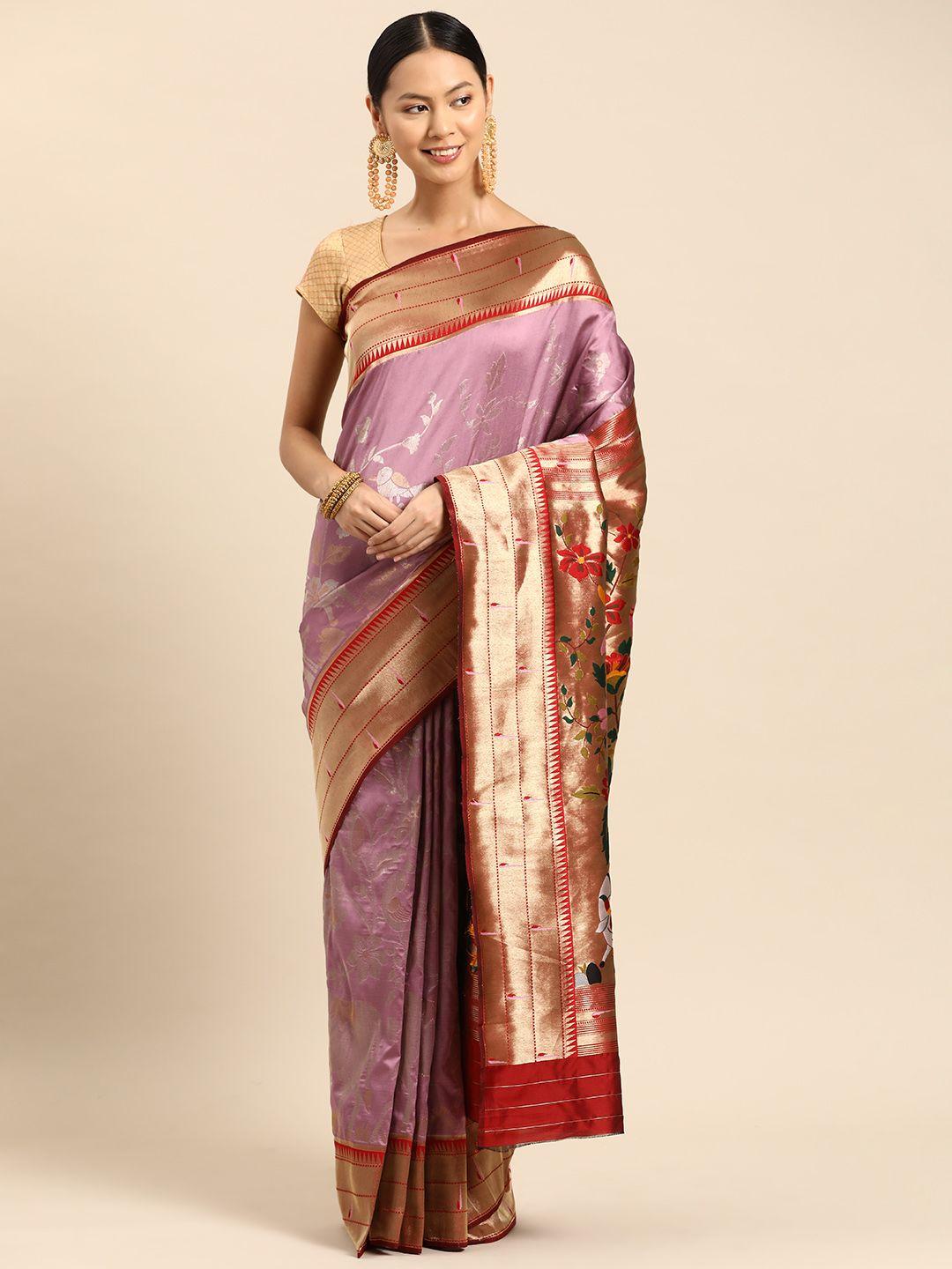 tasarika woven design ethnic motifs zari paithani saree
