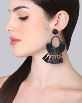 tassel dangler earrings