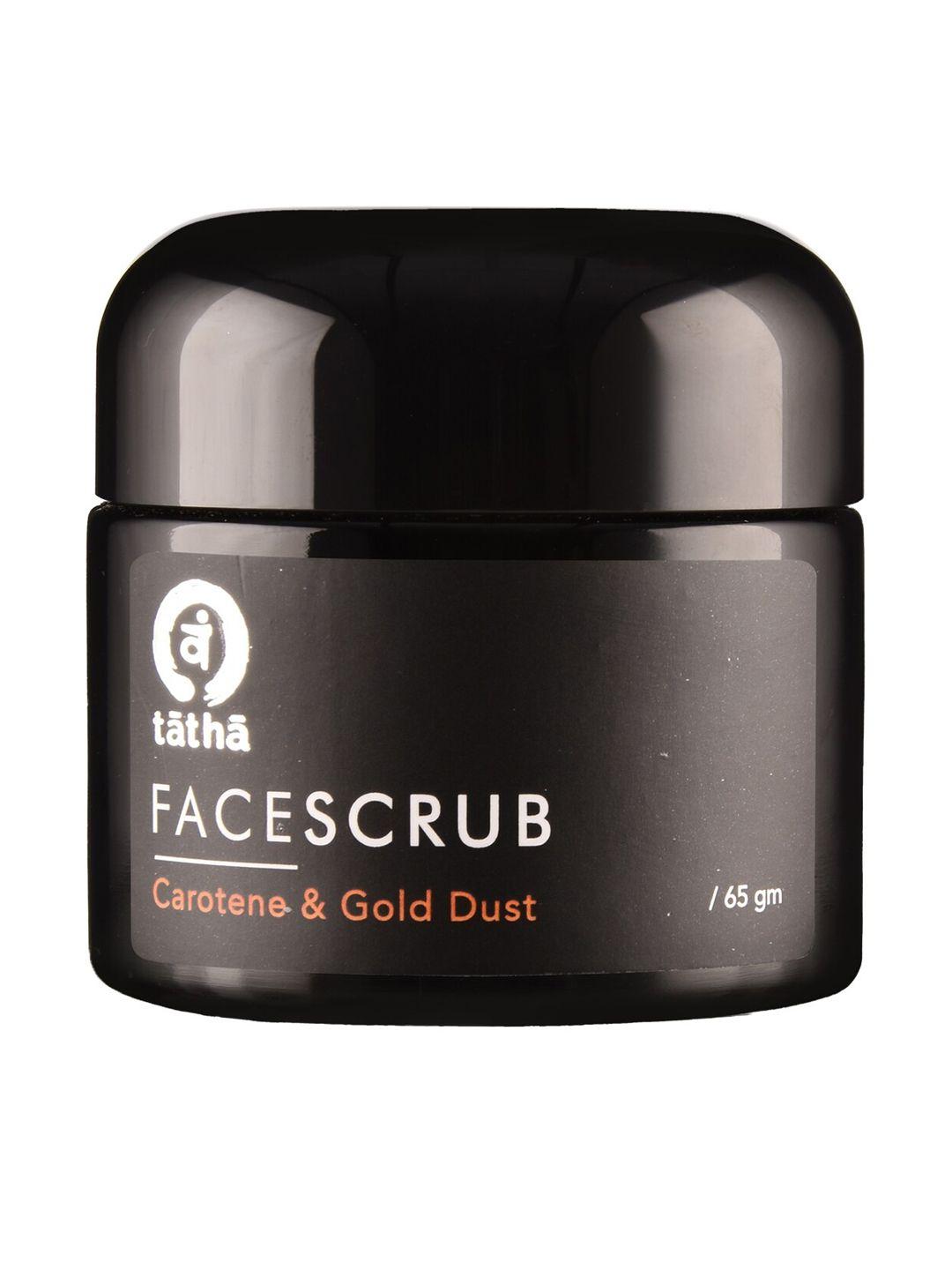 tatha face scrub carotene & gold dust - 65 gm