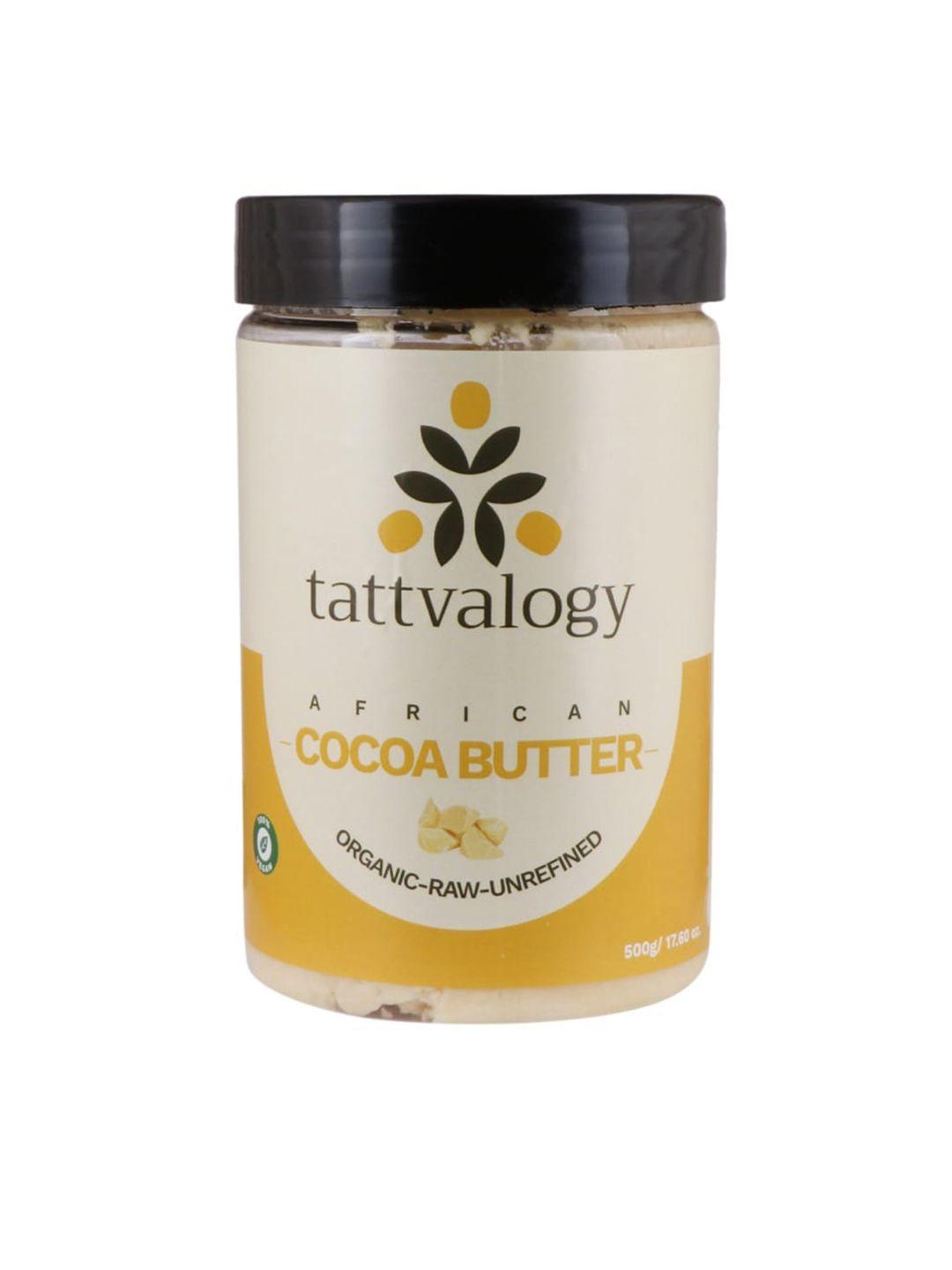 tattvalogy raw, unprocessed & unrefined cocoa butter - 500g
