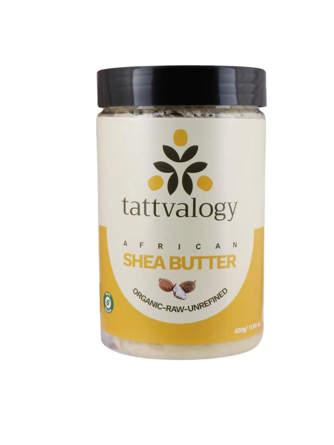 tattvalogy organic raw, unprocessed and unrefined shea butter - 500g