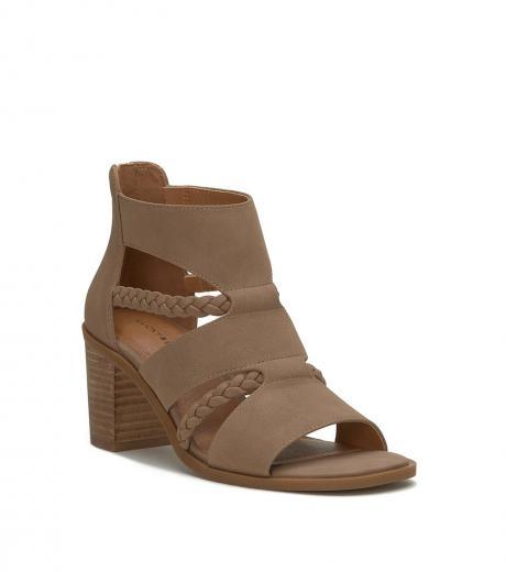 taupe tulina block heels