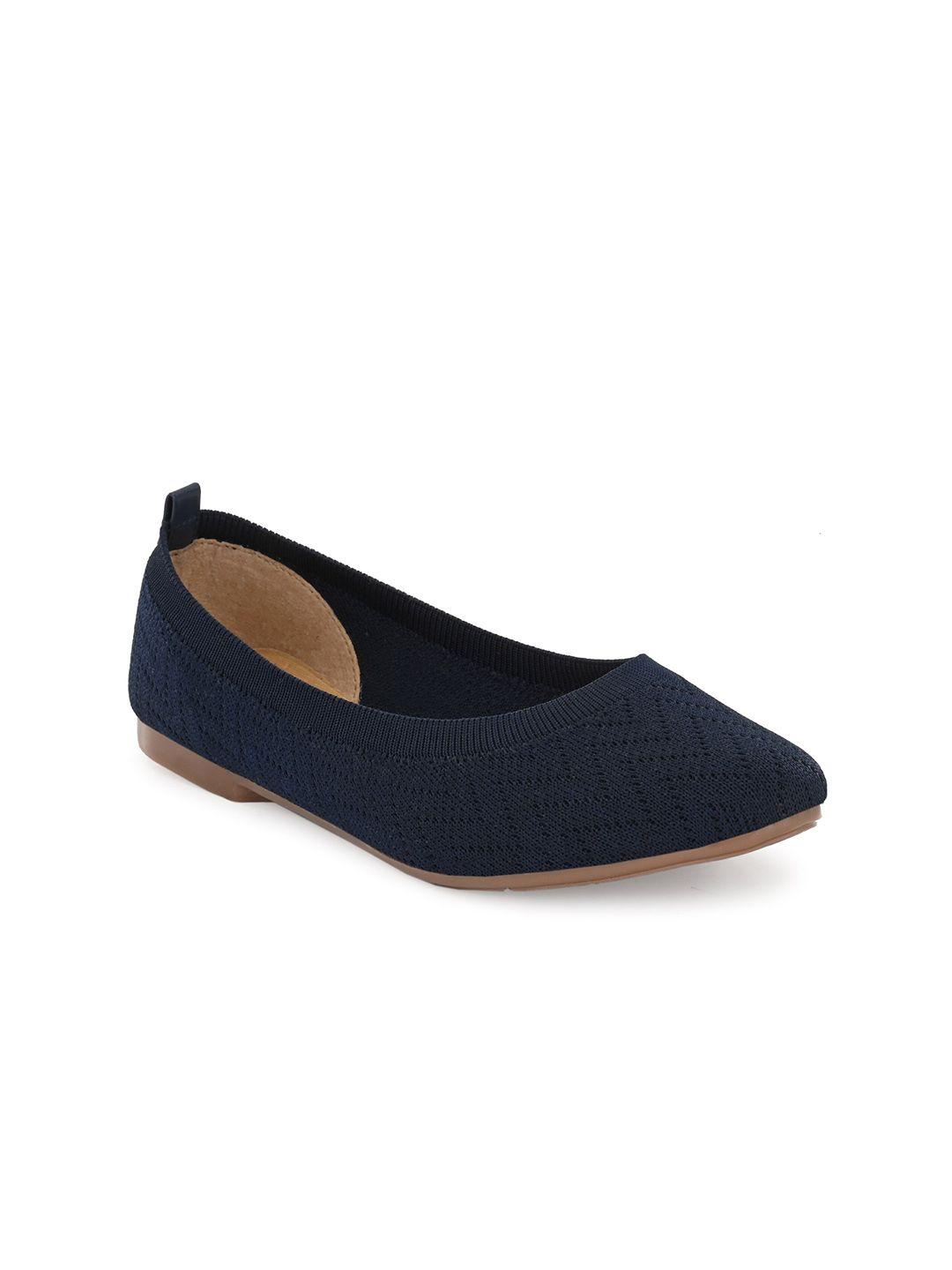 taurene women navy blue ballerinas flats