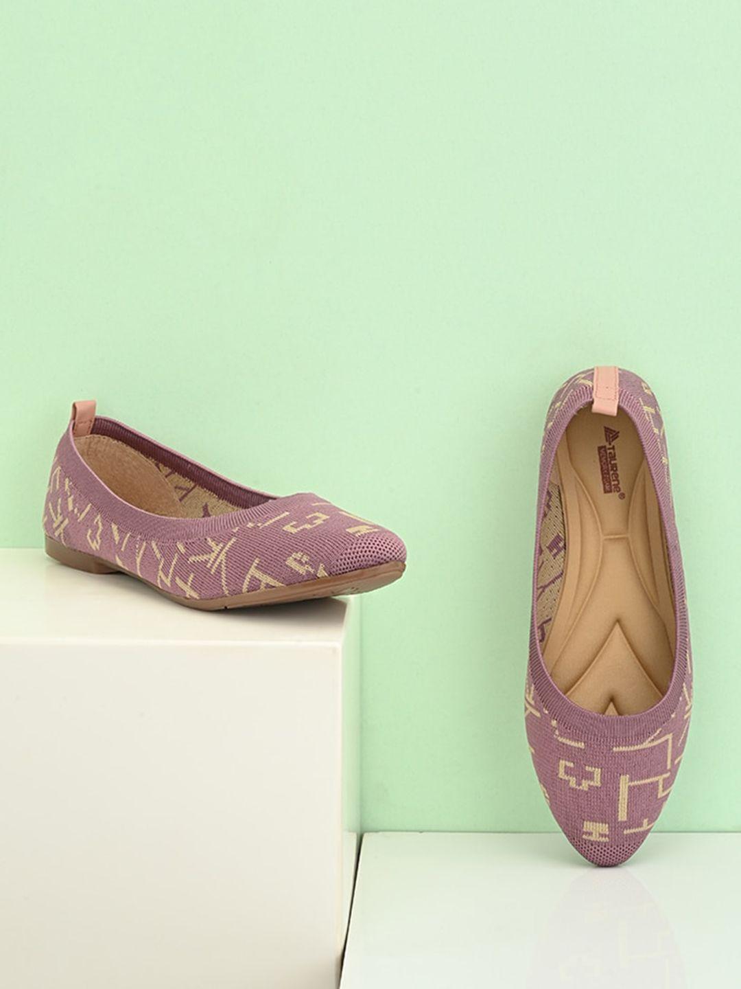 taurene woven design ballerinas