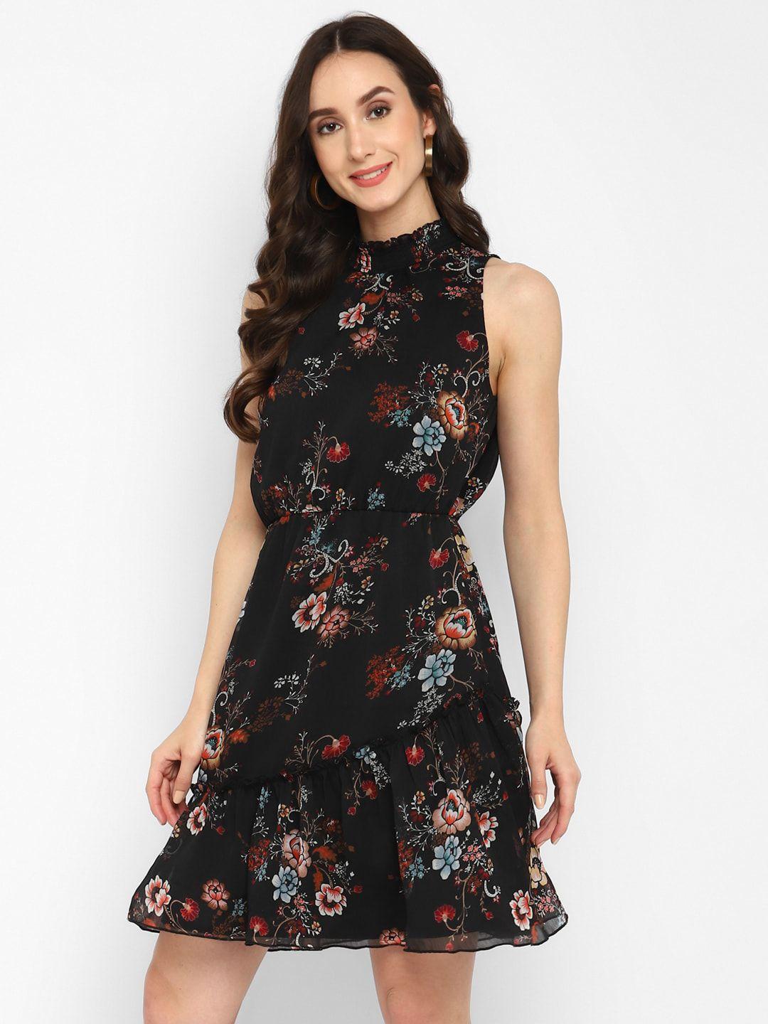 taurus floral printed dress