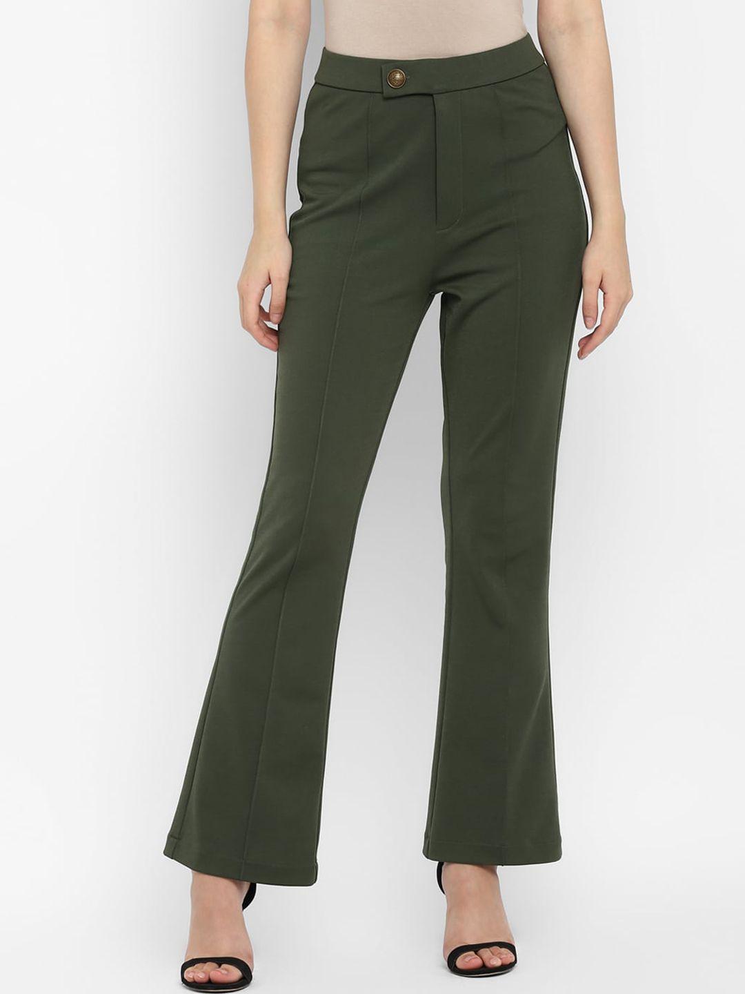 taurus women mid rise bootcut trousers