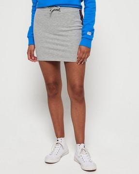 taylor sweat skirt with contrast taping