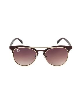 tb112-b3 full-rim uv-protected panto sunglasses