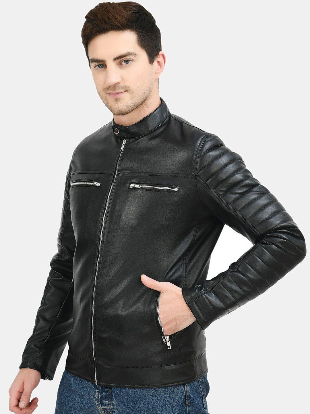 tboj stand collar anti odour lightweight biker jacket