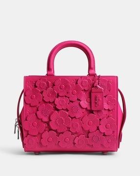 tea rose rogue meduim leather bag