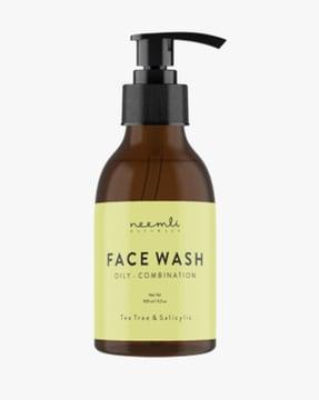 tea tree & salicylic face wash