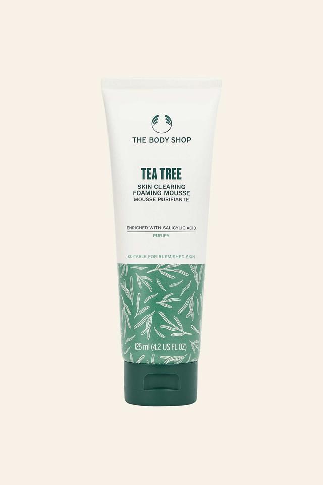 tea tree foam face cleanser