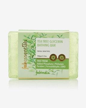 tea tree glycerine bathing bar