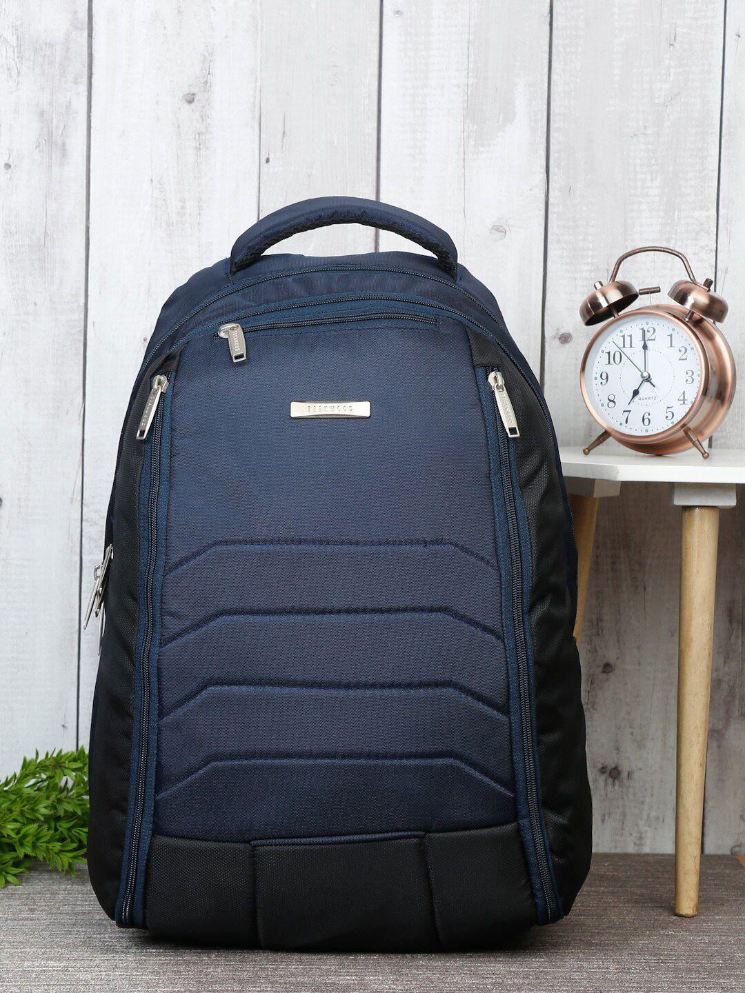 teakwood leathers unisex 15 inch laptop backpack with usb charging port