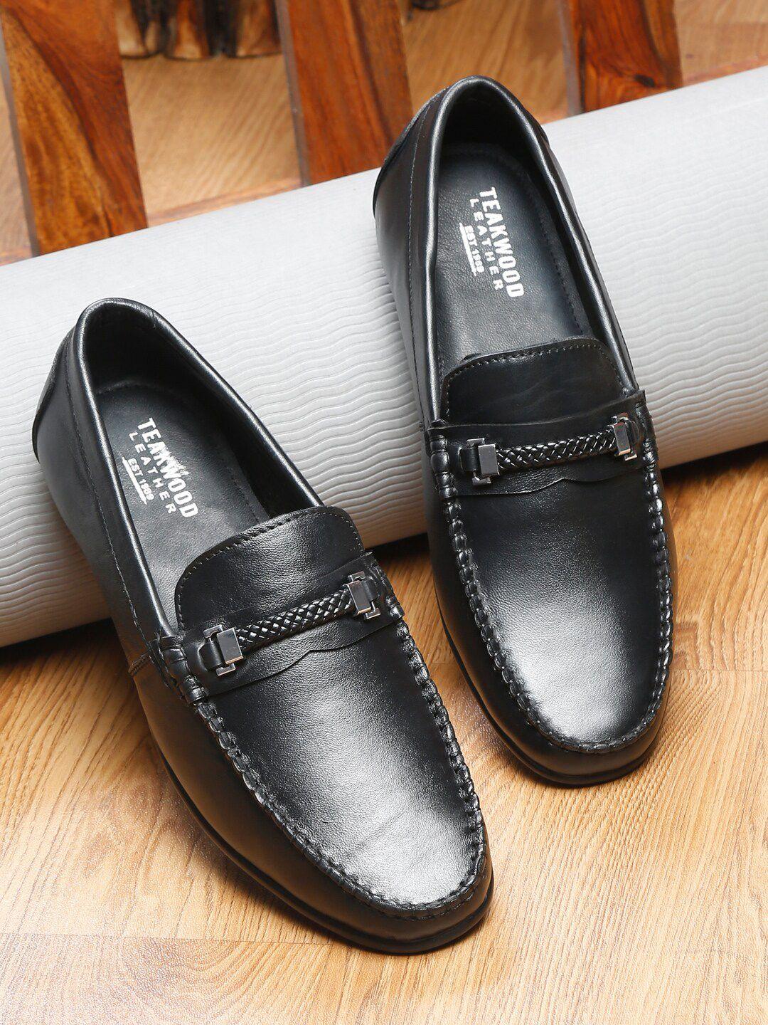 teakwood leathers men leather formal loafers