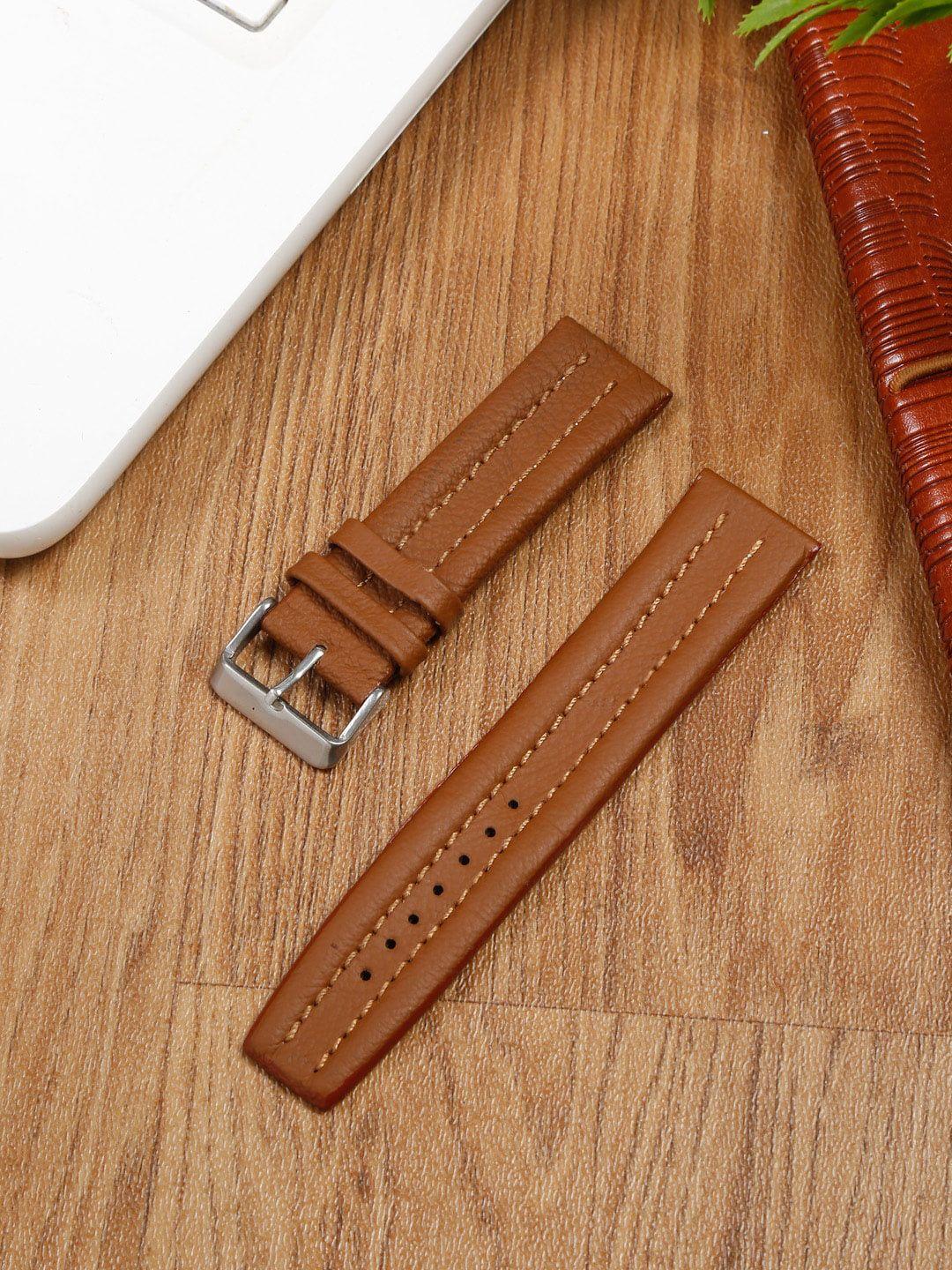 teakwood leathers men leather watch strap