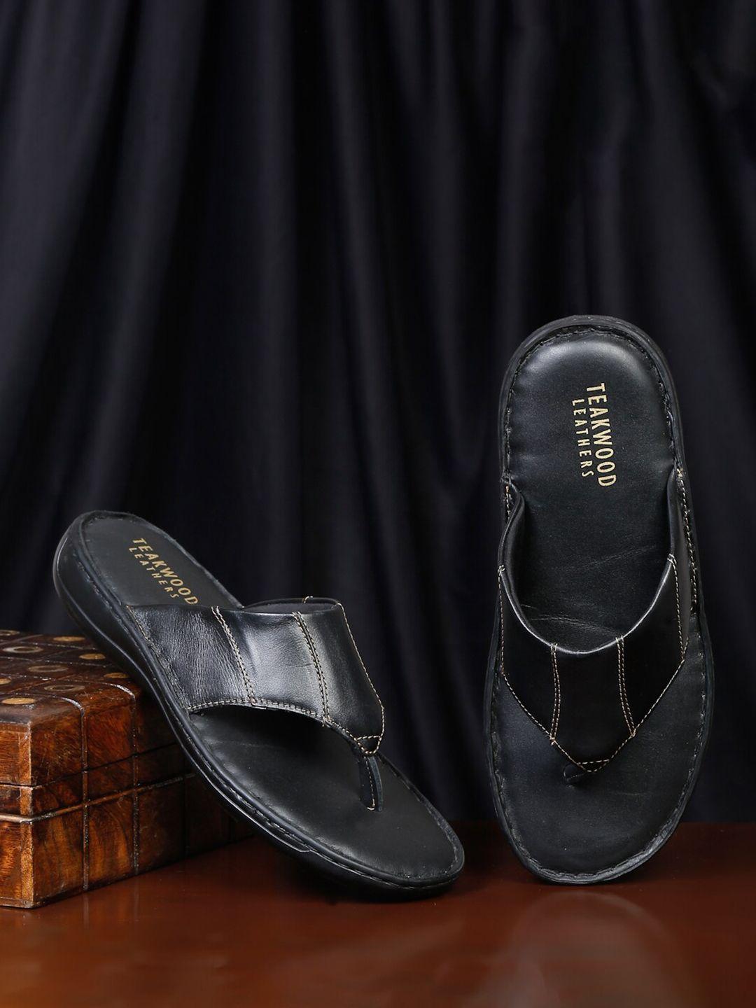 teakwood leathers men slip on leather comfort sandals
