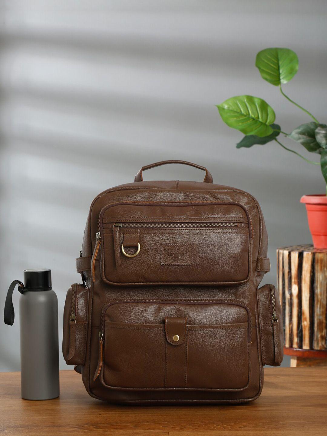 teakwood leathers non-padded backpack
