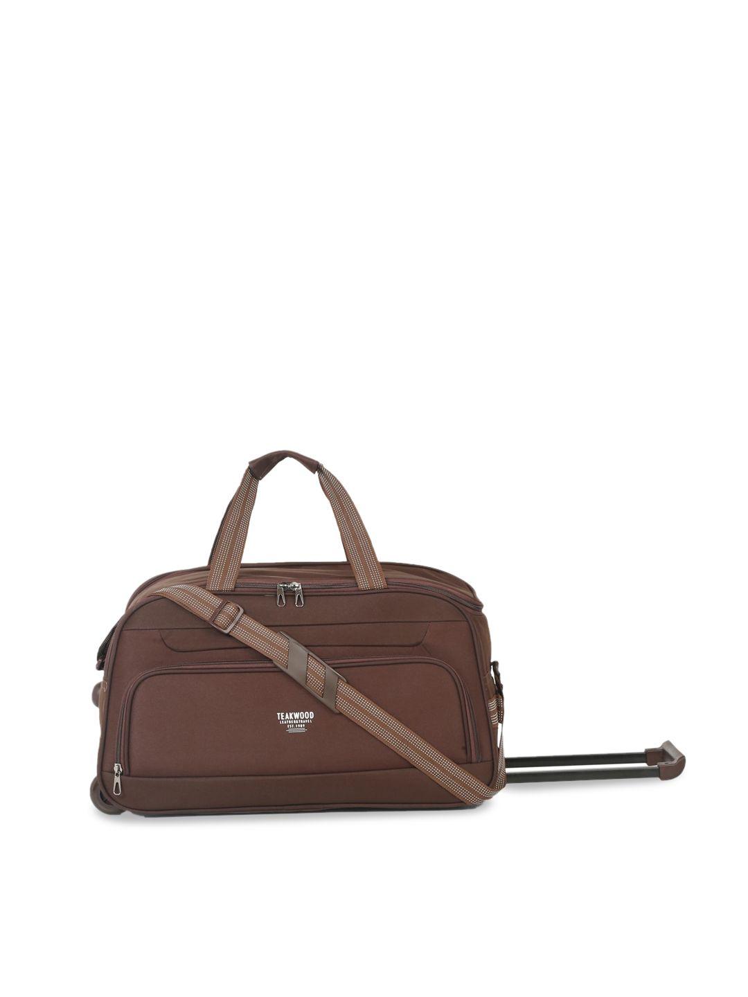 teakwood leathers tear resistant large travelduffelbag