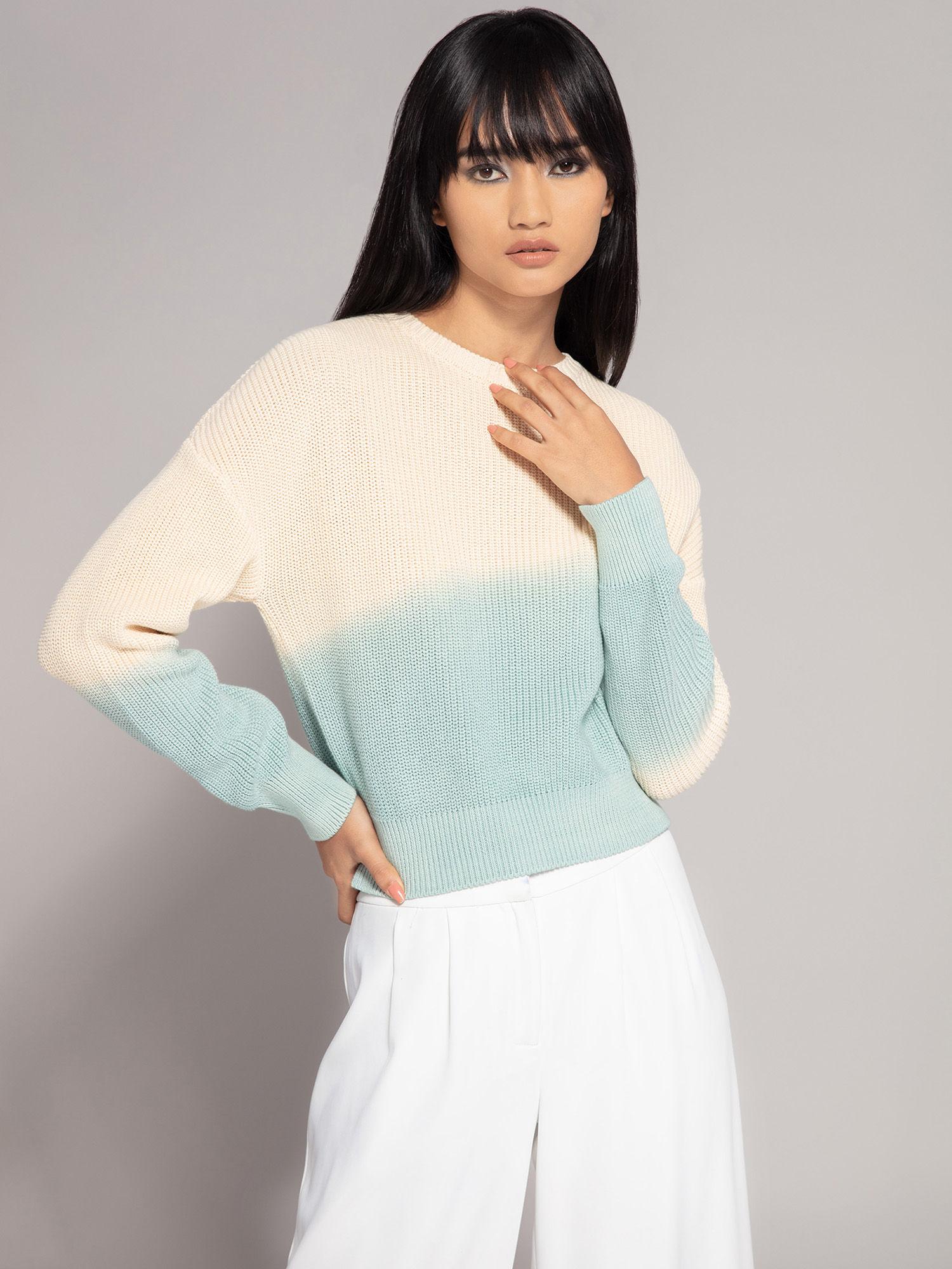 teal all the pretty shades sweater top