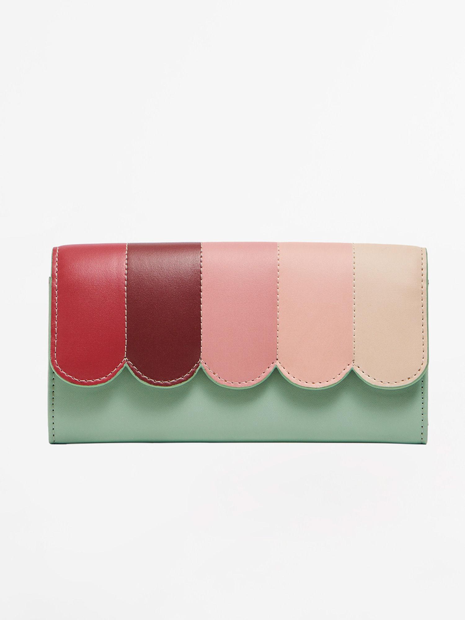 teal by chumbak ice cream parlour wallet - teal