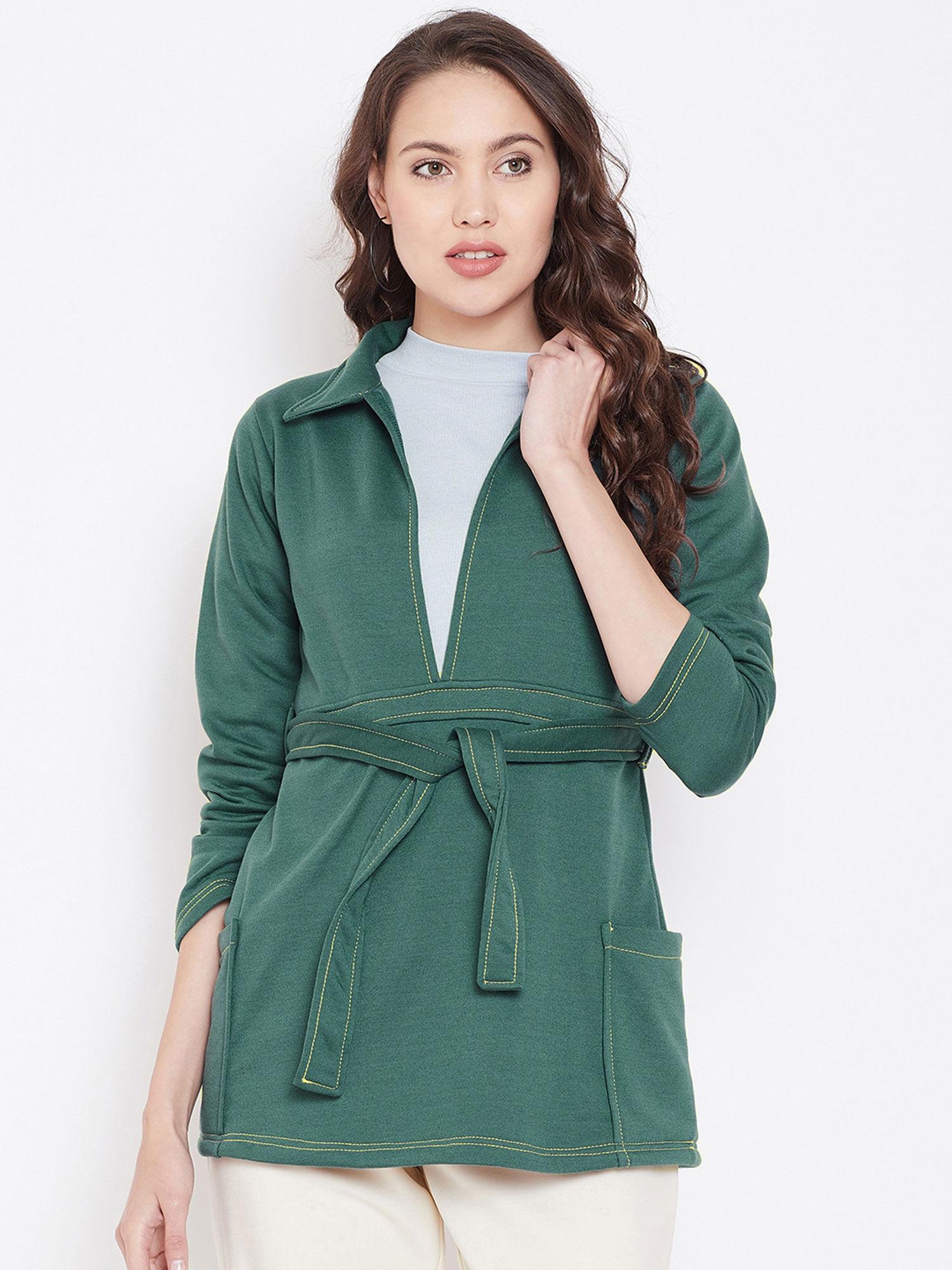 teal solid coat