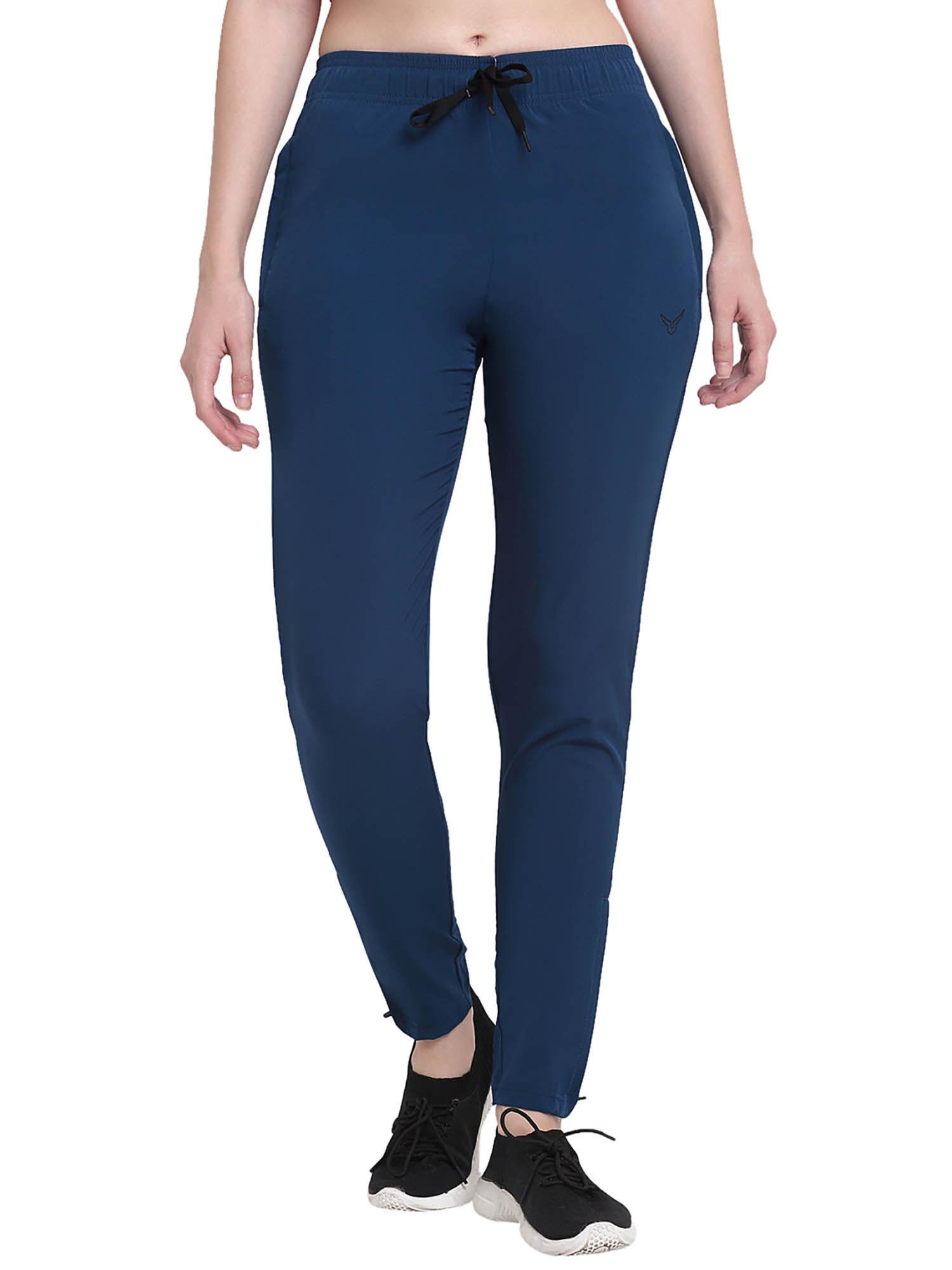 teal women flex track pant