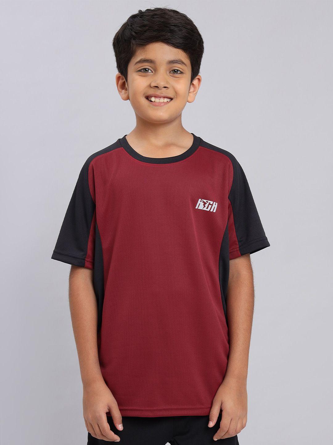 technosport boys raglan sleeves antimicrobial sports t-shirt