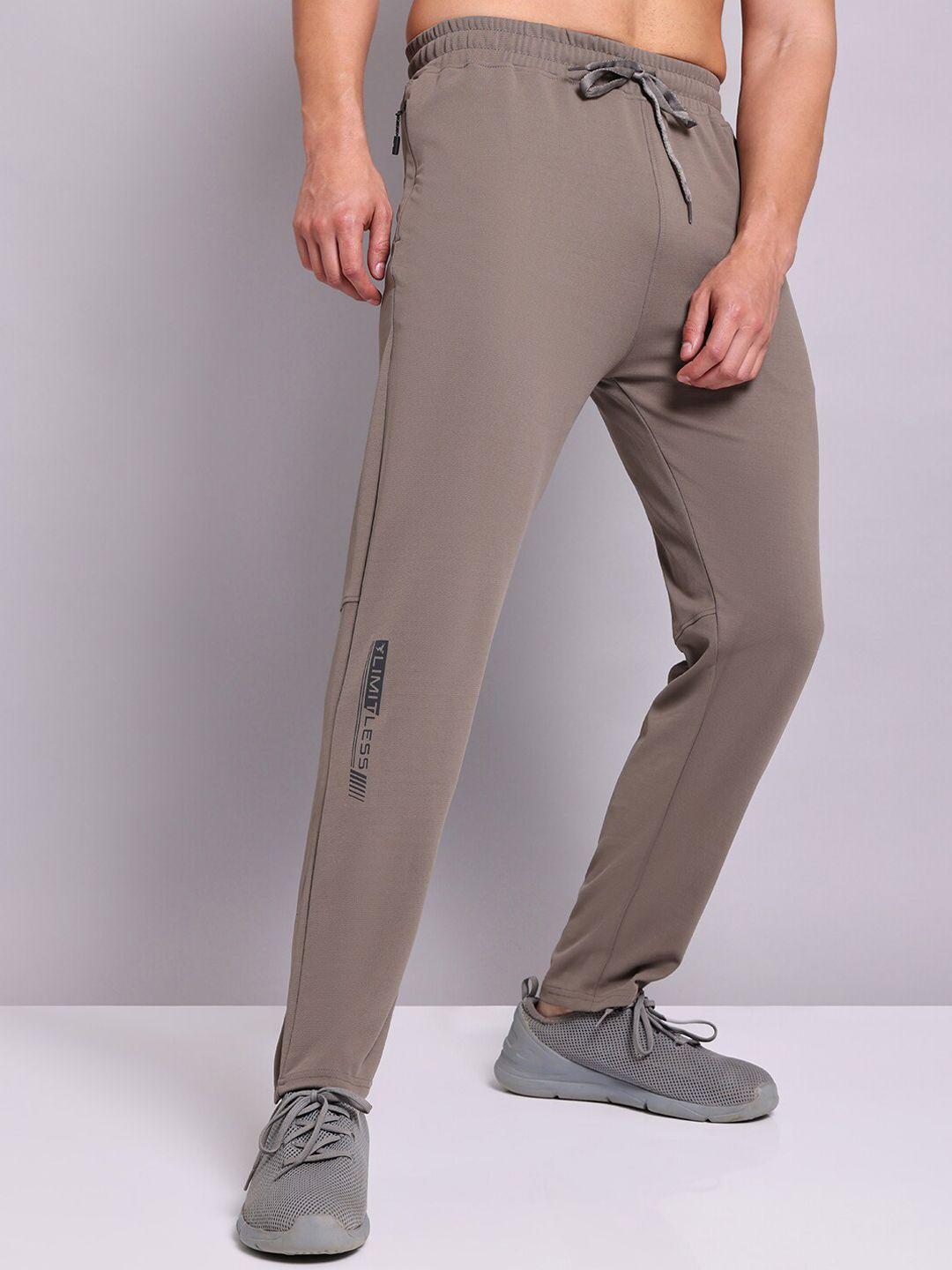 technosport men mid-rise lightweight antimicrobial relaxed fit track pants