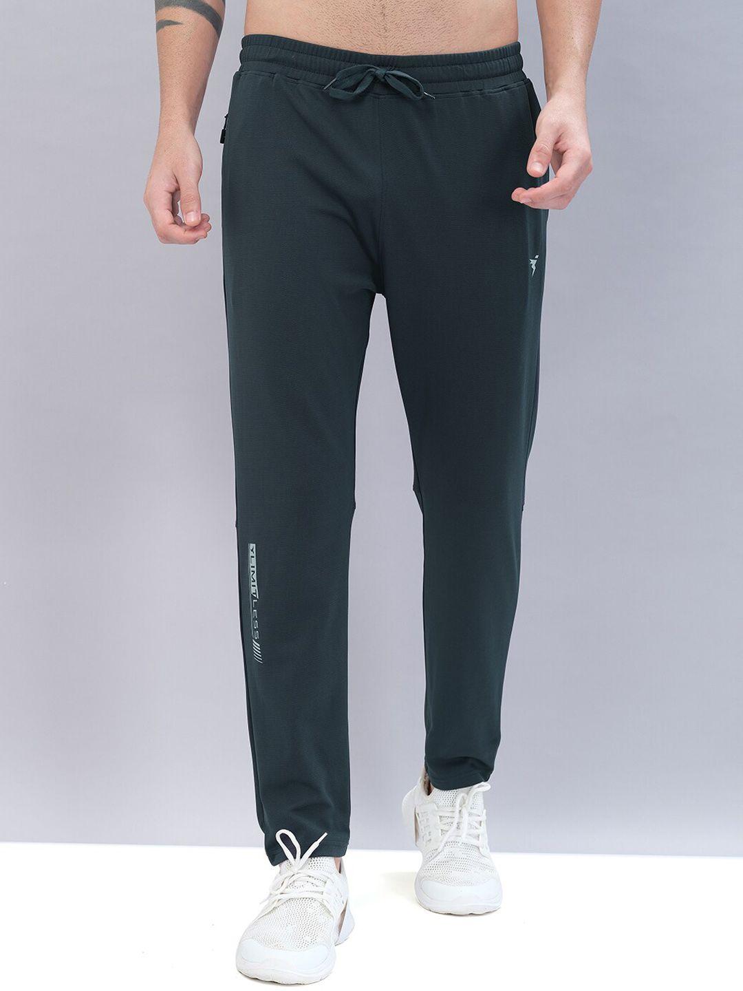 technosport men mid-rise slim-fit antimicrobial track pants