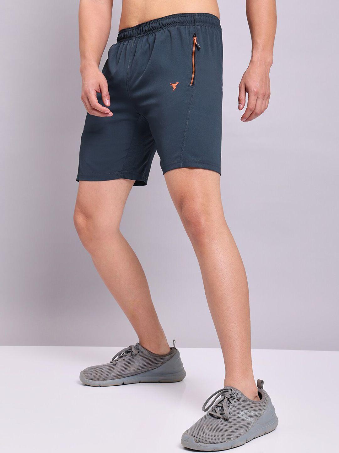 technosport men slim fit sports shorts with antimicrobial technology