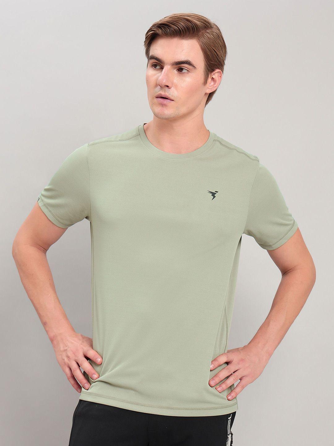 technosport round neck antimicrobial slim fit t-shirt