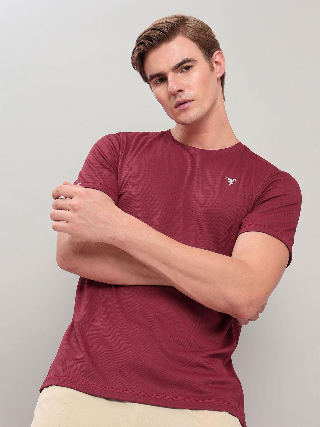 technosport round neck antimicrobial slim fit t-shirt