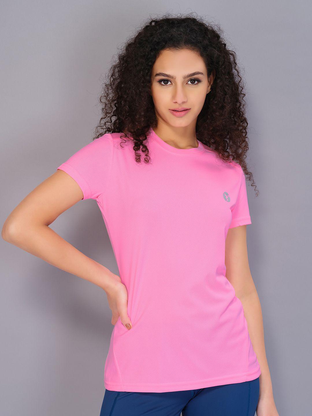 technosport women pink antimicrobial t-shirt