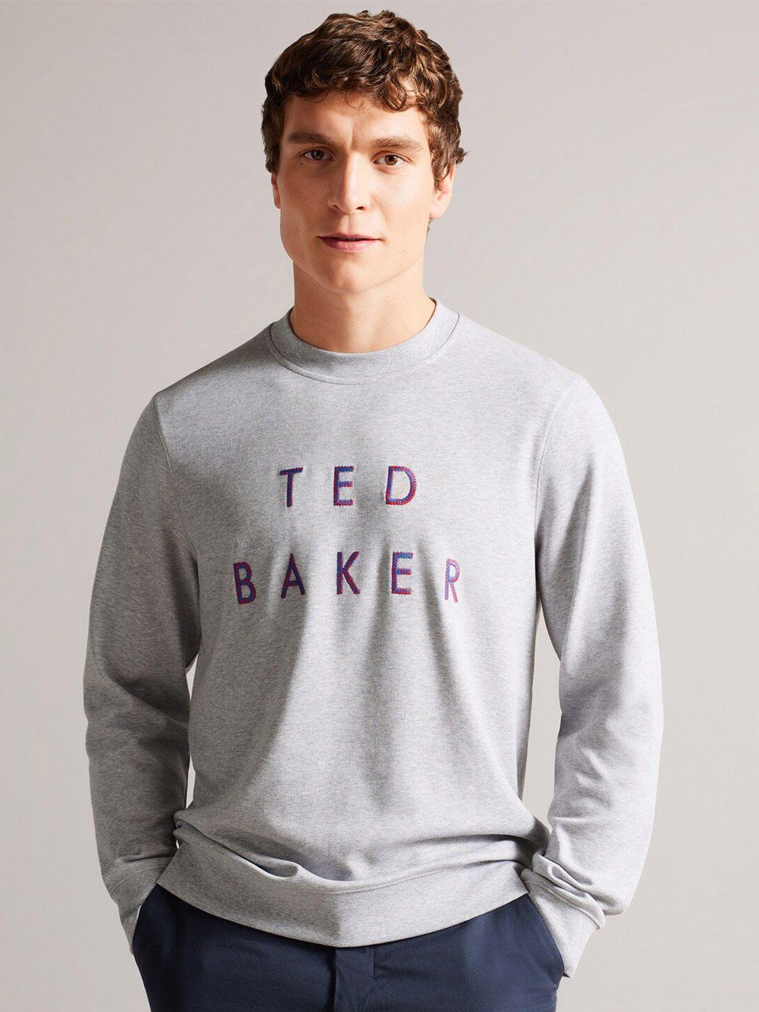 ted baker men cotton printed pullover