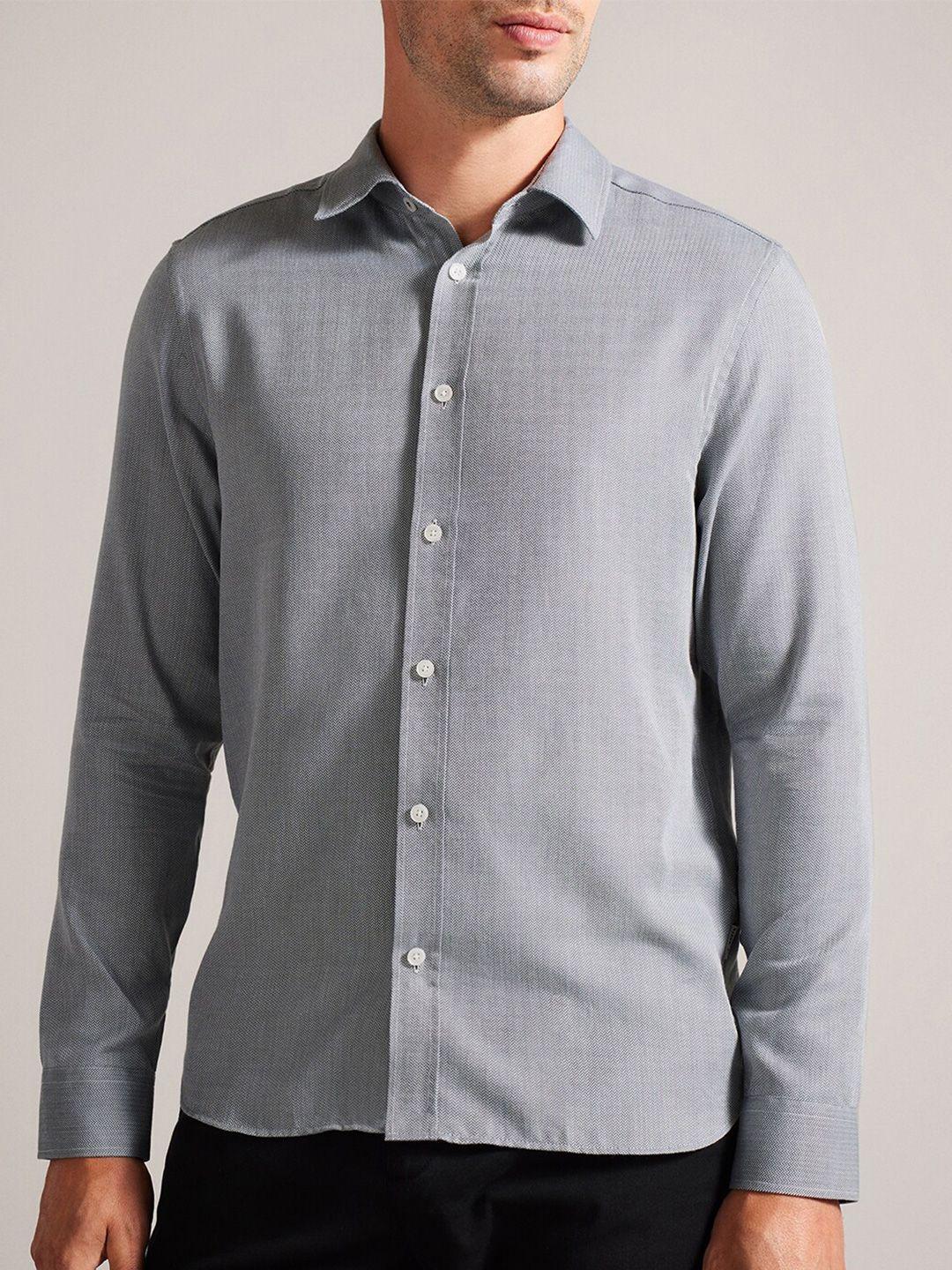 ted baker slim fit pure cotton casual shirt