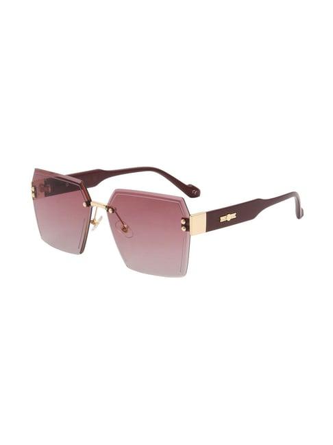 ted smith pink square uv protection unisex sunglasses