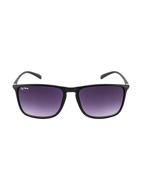 ted smith purple wayfarer uv protection unisex sunglasses